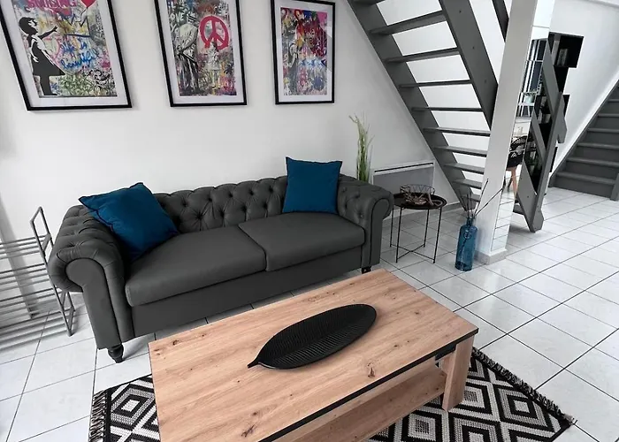 La Renouveau - Loft Avec Parking Gratuit, Proche Gare Et Centre Appartement *